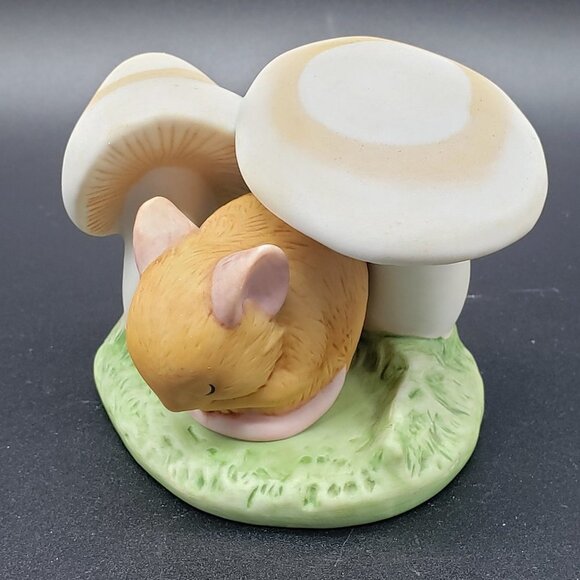 Woodland Surprises Vintage Mouse 1984 Hand Painted Porcelain Figurine - Picture 9 of 10